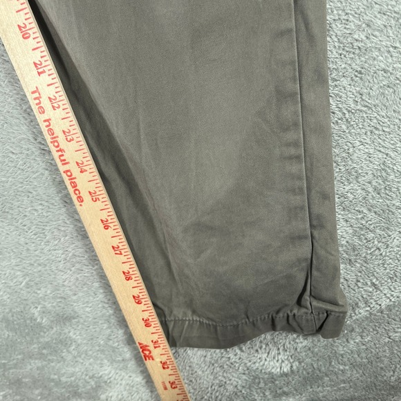 Banana Republic Emerson Chino Pants Mens 38x32 Gray Slim Fit Casual Trousers - Picture 10 of 12